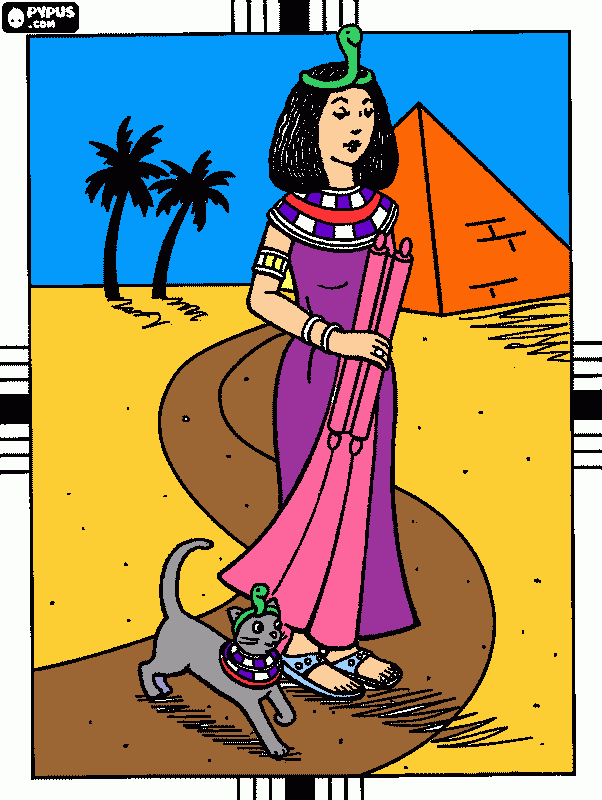 Cleopatra Antig Para Colorear Cleopatra Antig Para Imprimir