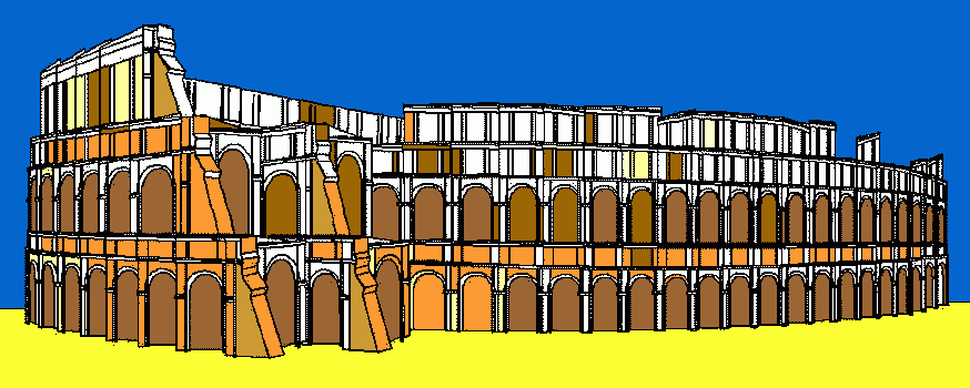 Coliseo Romano Para Colorear Coliseo Romano Para Imprimir