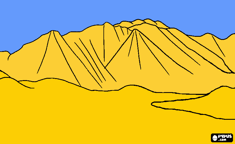 Desierto Se Sah Para Colorear Desierto Se Sah Para Imprimir