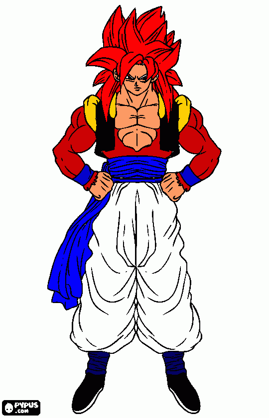 Descubrir Imagen Gogeta Dibujos Para Colorear Viaterra Mx