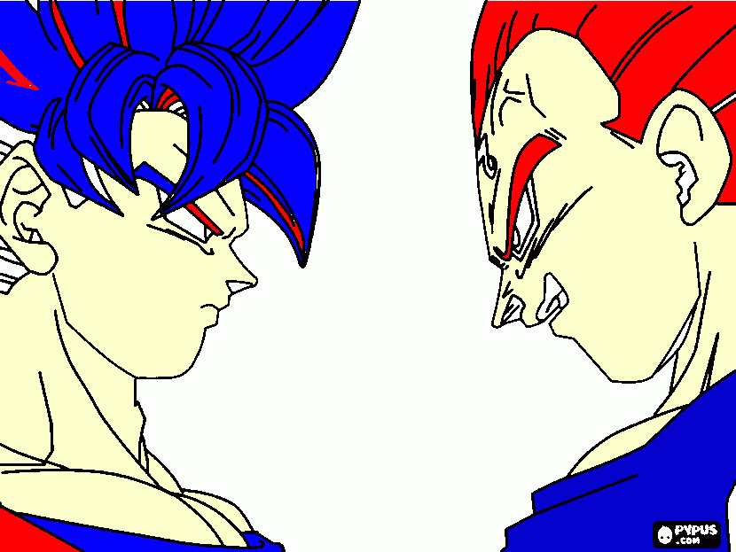 Goku Ssj Blue V Para Colorear Goku Ssj Blue V Para Imprimir