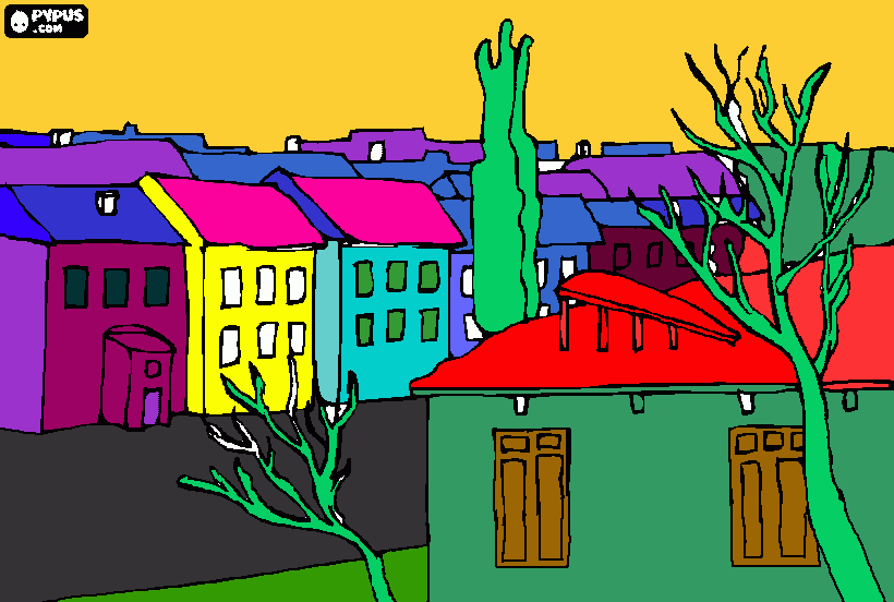 Dibujos Para Colorear Sobre Mi Barrio Imagui