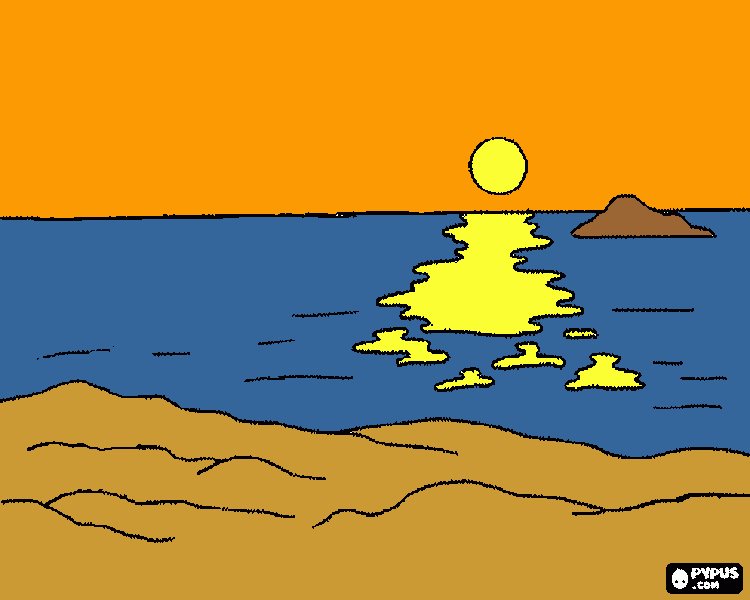 Atardeceres Bonitos Dibujos