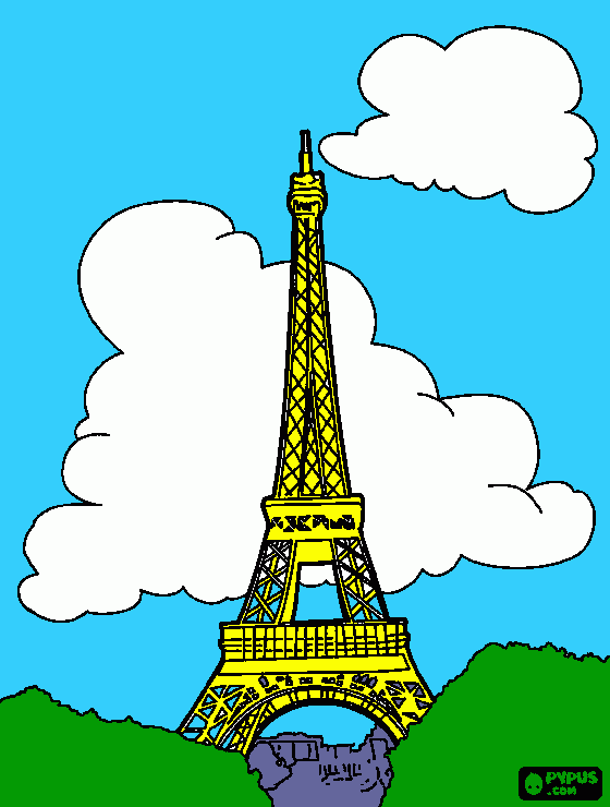 Paris Dibujo Para Colorear Paris Dibujo Para Imprimir