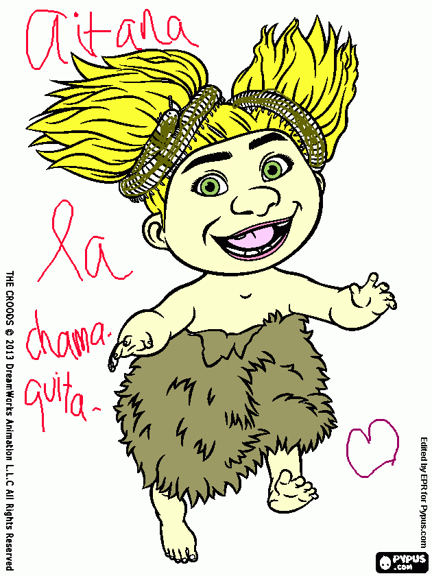 aitana la chamaquita para colorear