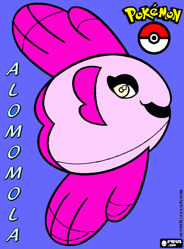 alomomola para colorear