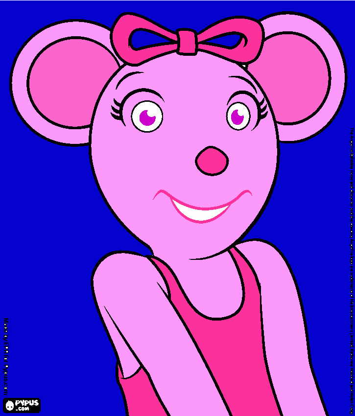 angelina bailerina para colorear