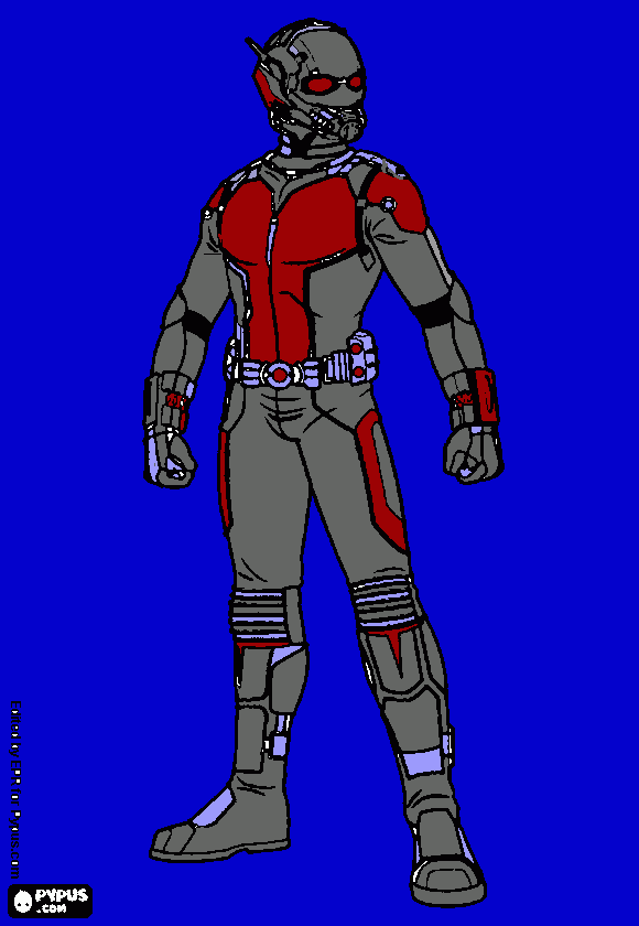 ant man para colorear