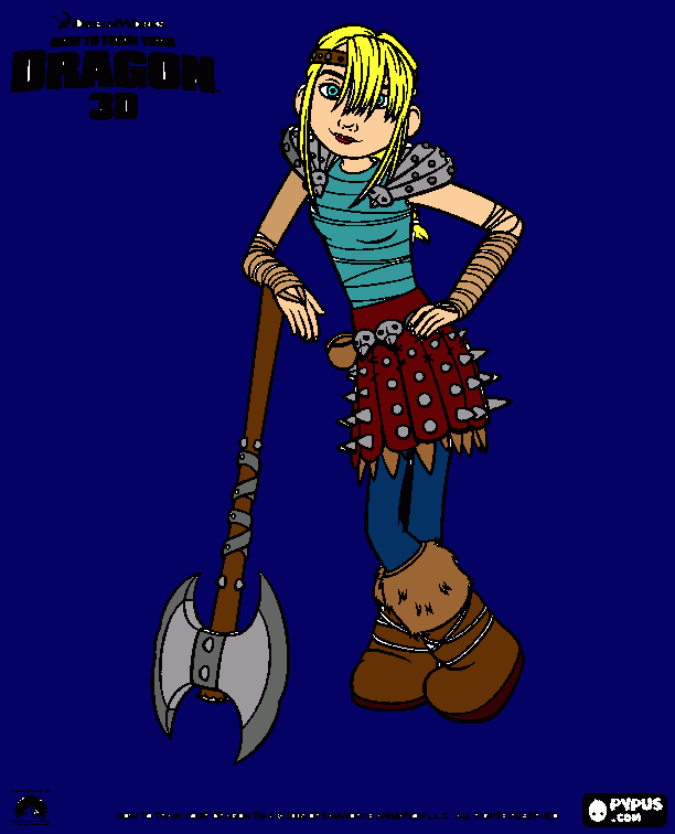 astrid hofferson para colorear