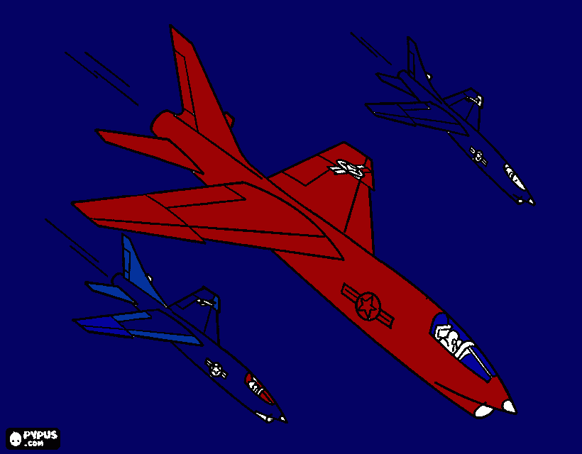 Aviones Meme para colorear