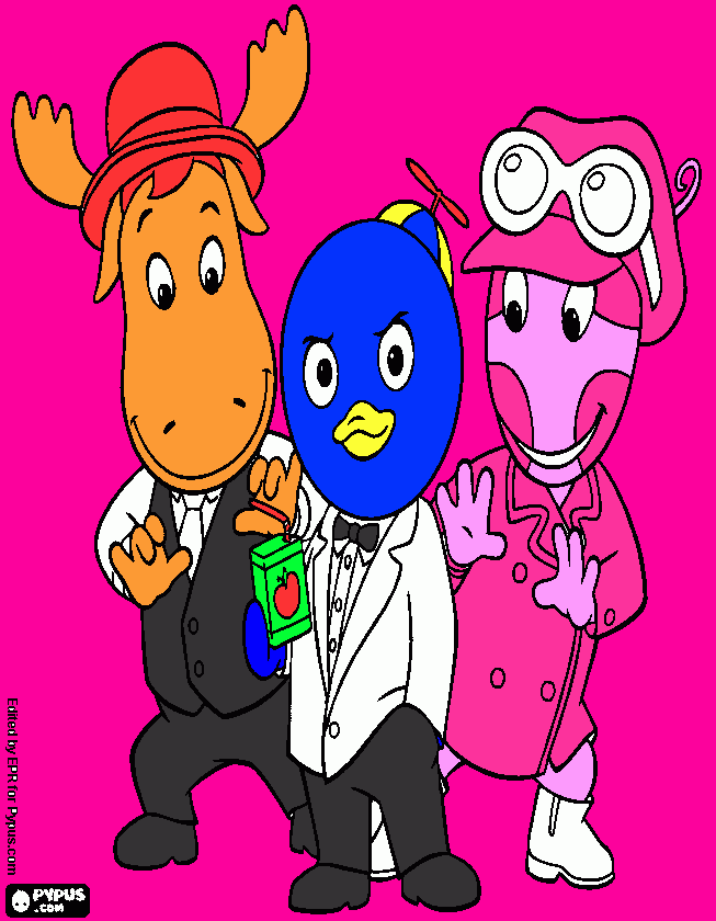 BACKYARDIGANS para colorear