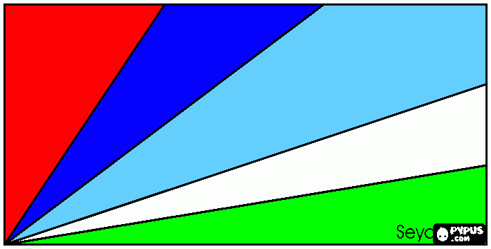 bandera de seychelles para colorear