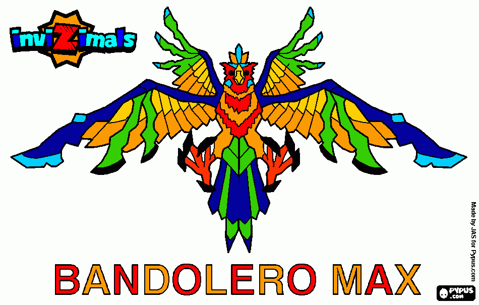 bandolero  max para colorear