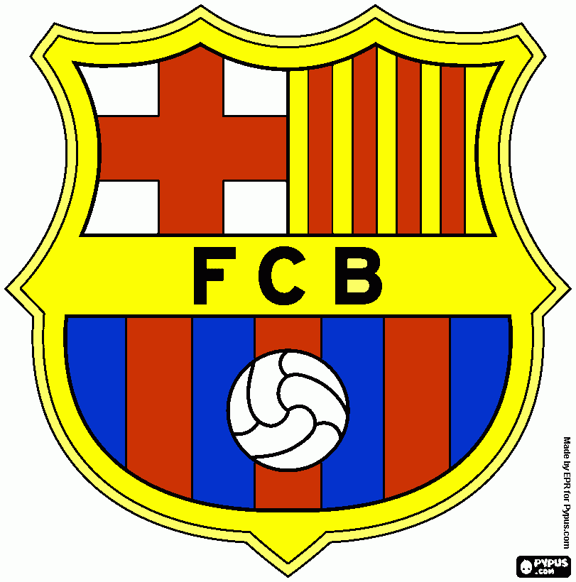 barcelona ,barcelona para colorear