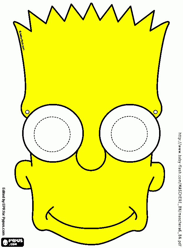 bart s. para colorear