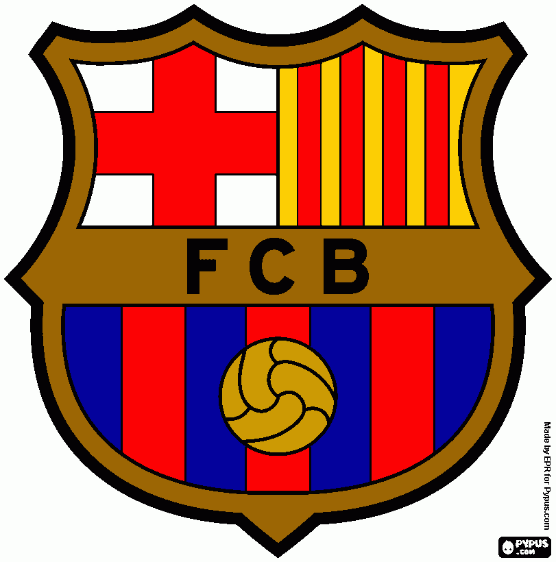 barça para colorear