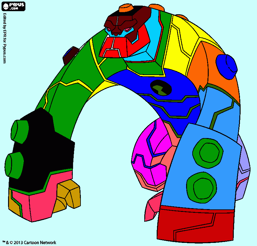 Ben 10. Bloques para colorear