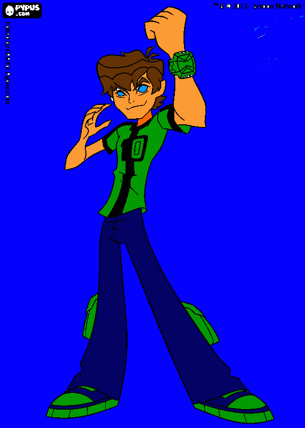 ben 10 ondiber para colorear