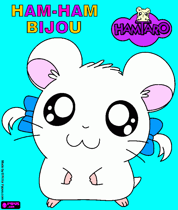 Bijou para colorear