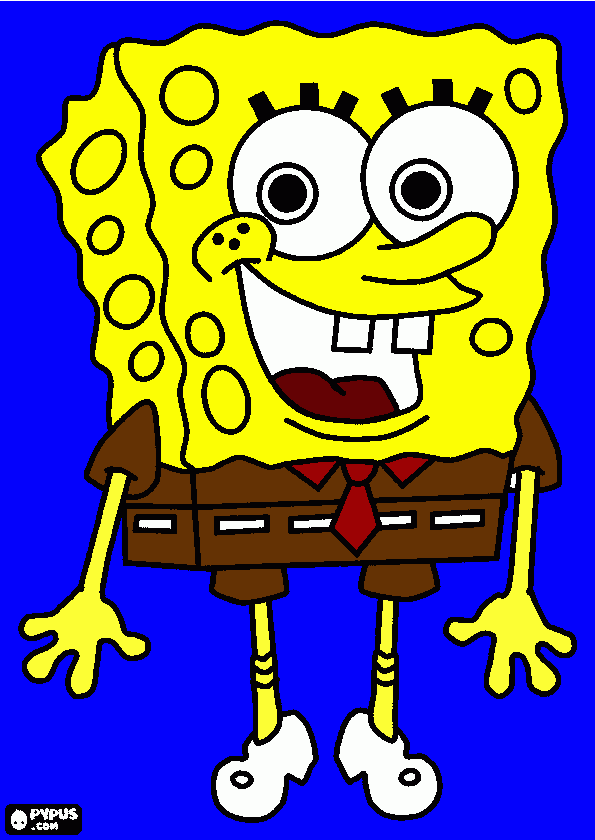 bobes esponja para colorear