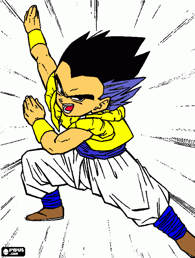 bola de dragon z para colorear