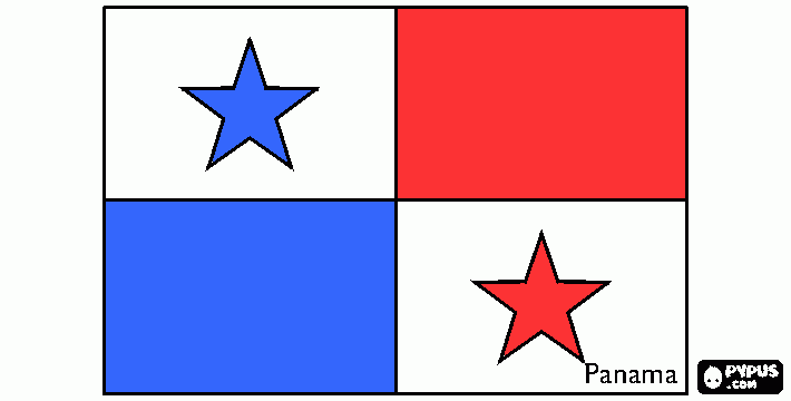 b.panama para colorear