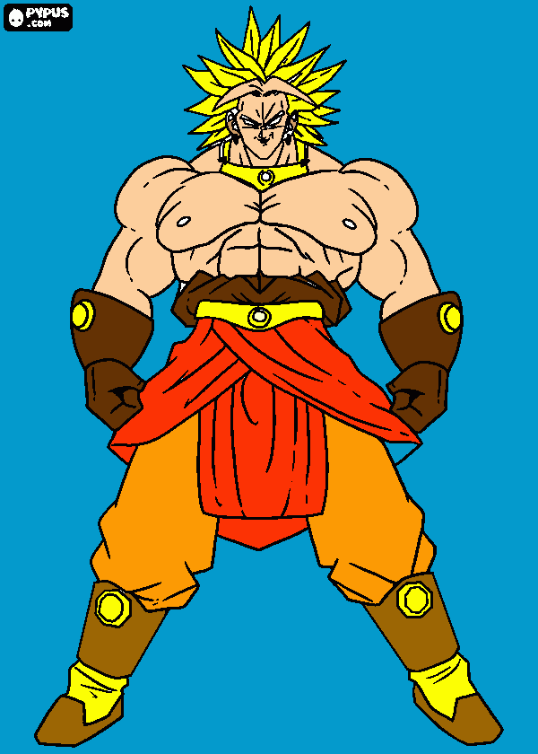 broli para colorear