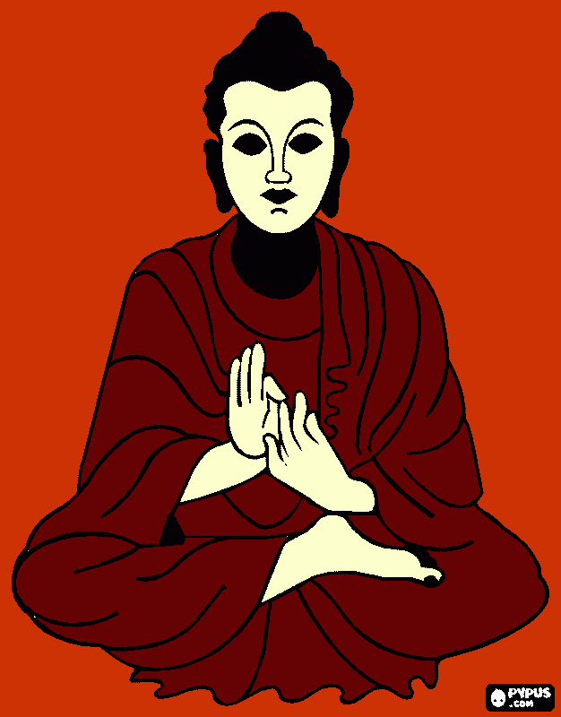 buda para colorear