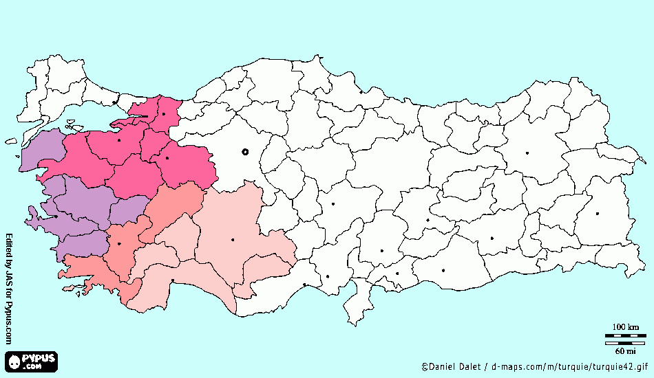 BURSA para colorear