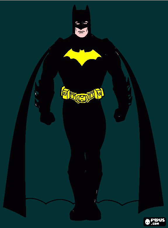 Burton Batman para colorear