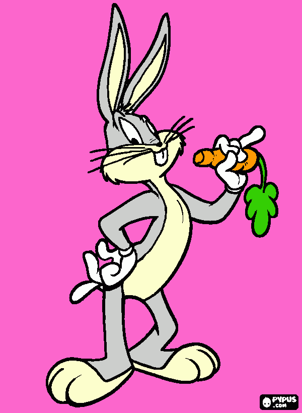 buzz bunny para colorear