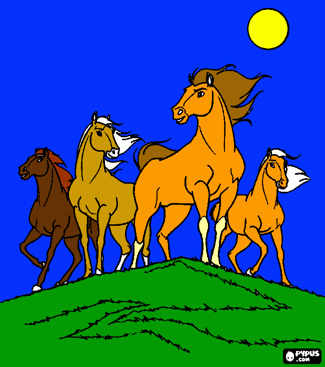 caballito ico ico ico ico ico........................................... para colorear