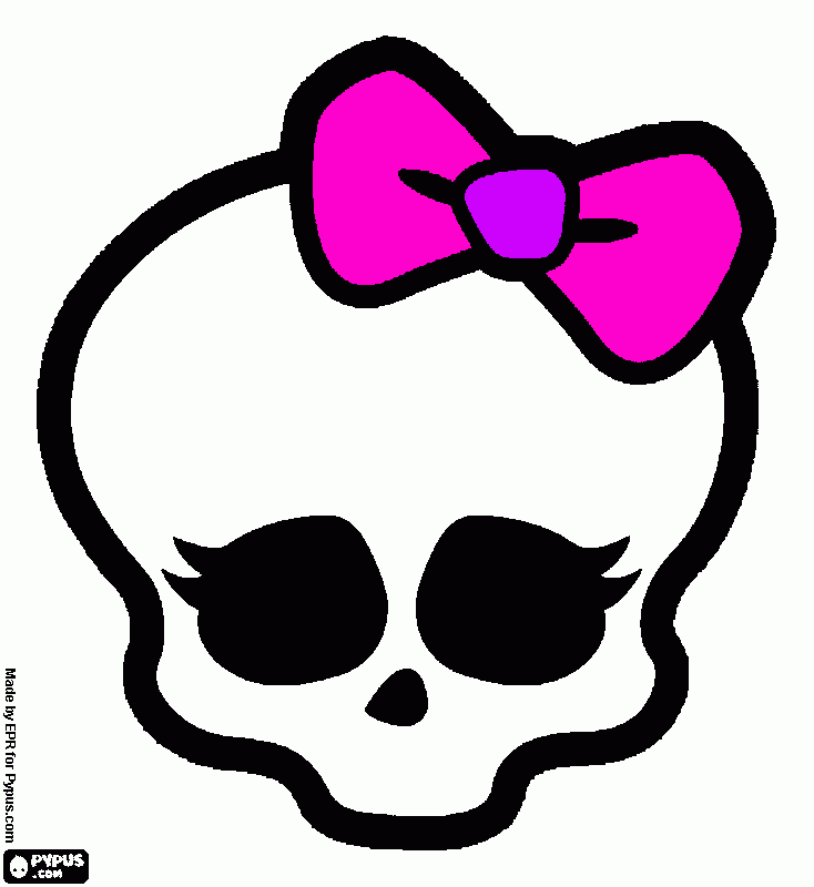 calaverita para colorear