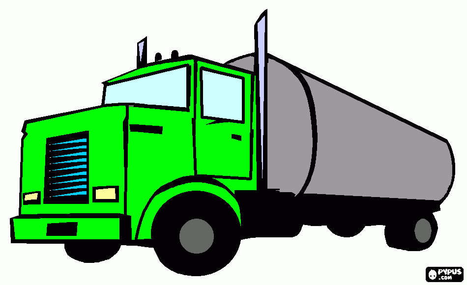 camion de gasoi para colorear