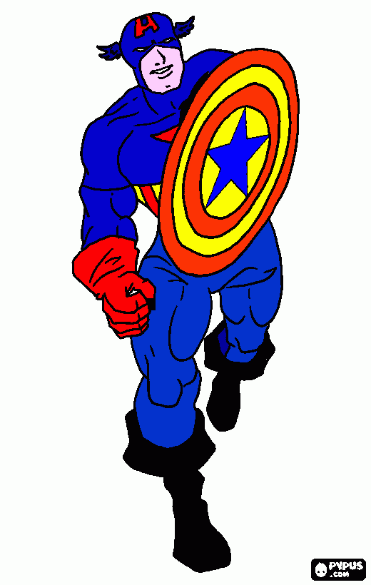 Capitan Catala para colorear