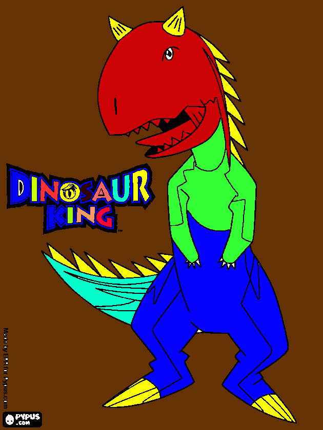 carnotaurus para colorear