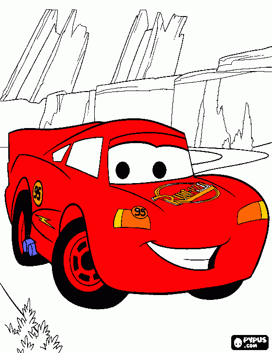 cars 95 para colorear