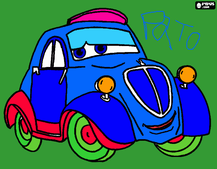 cars para colorear