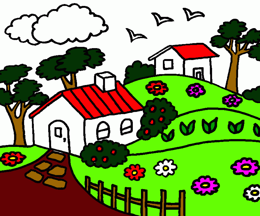 CASA DE MONISTROL para colorear