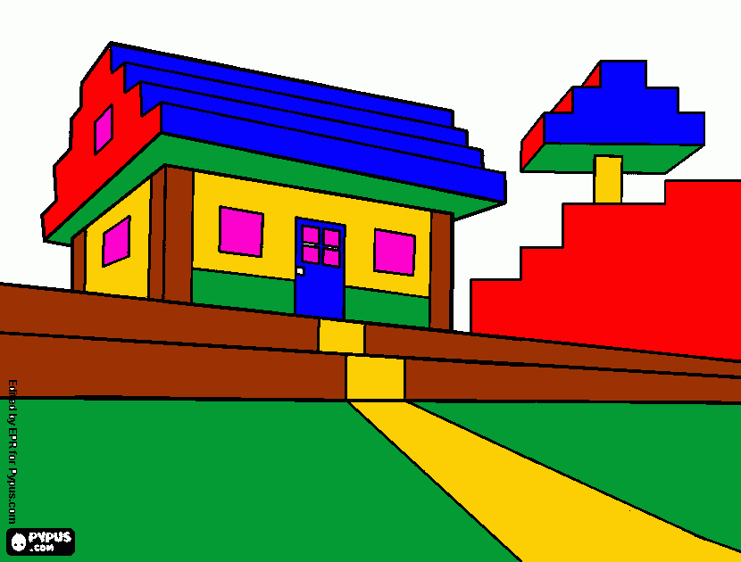 CASA JUANFER para colorear