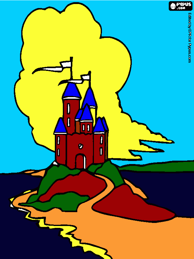 Castelo de Eire para colorear