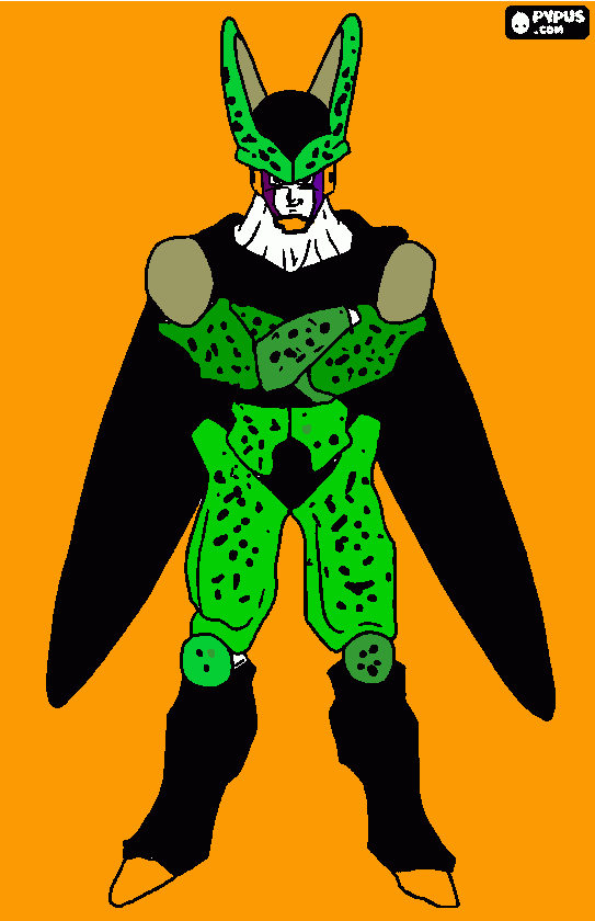 cell villano para colorear