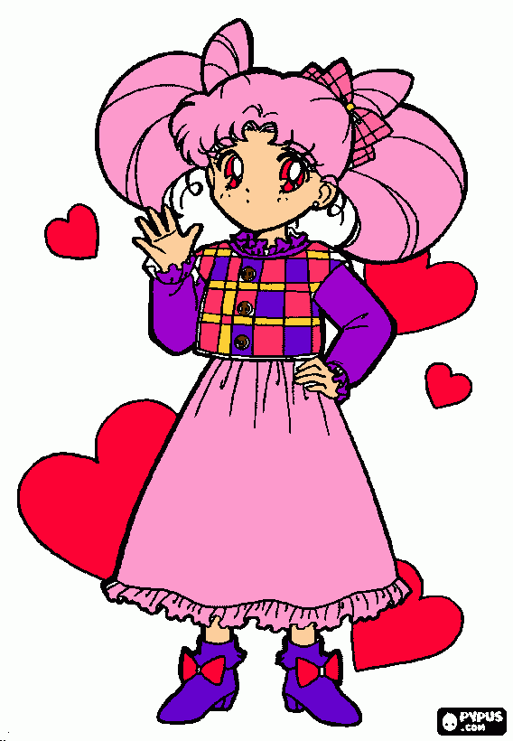 Chibi-Usa para colorear