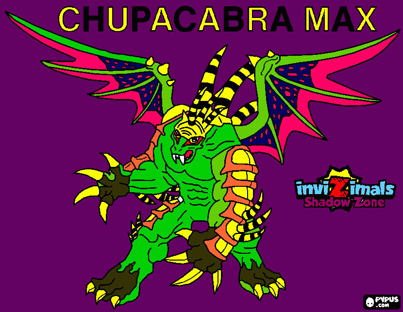 chupacabra para colorear