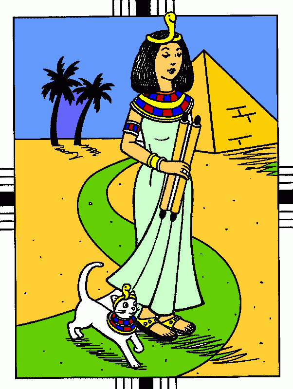 cleopatra patra para colorear