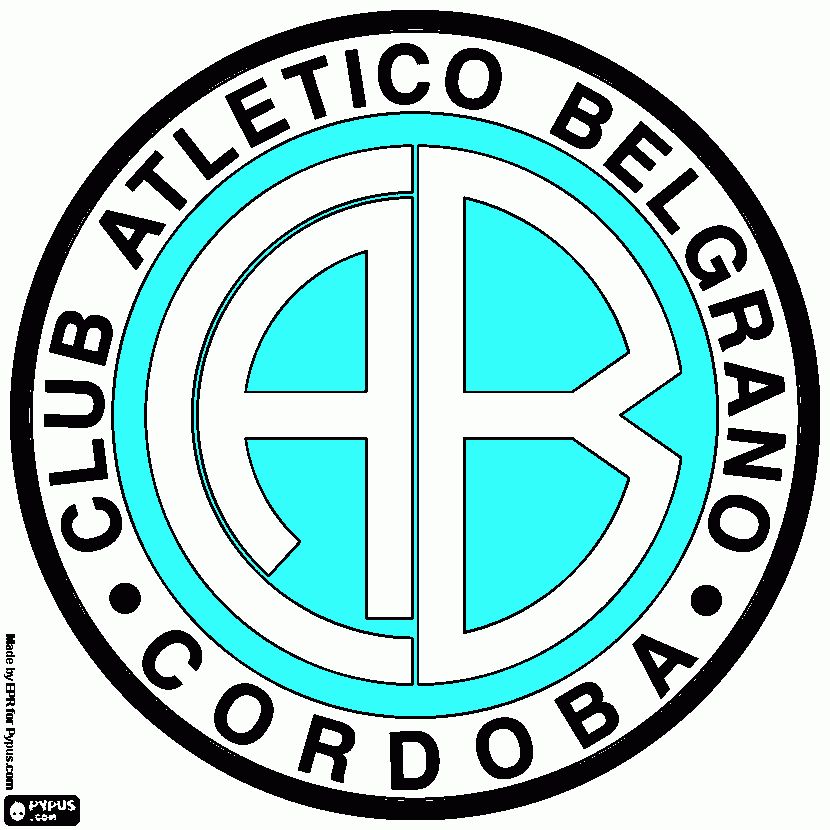 Club Atletico Belgrano De Cordoba para colorear