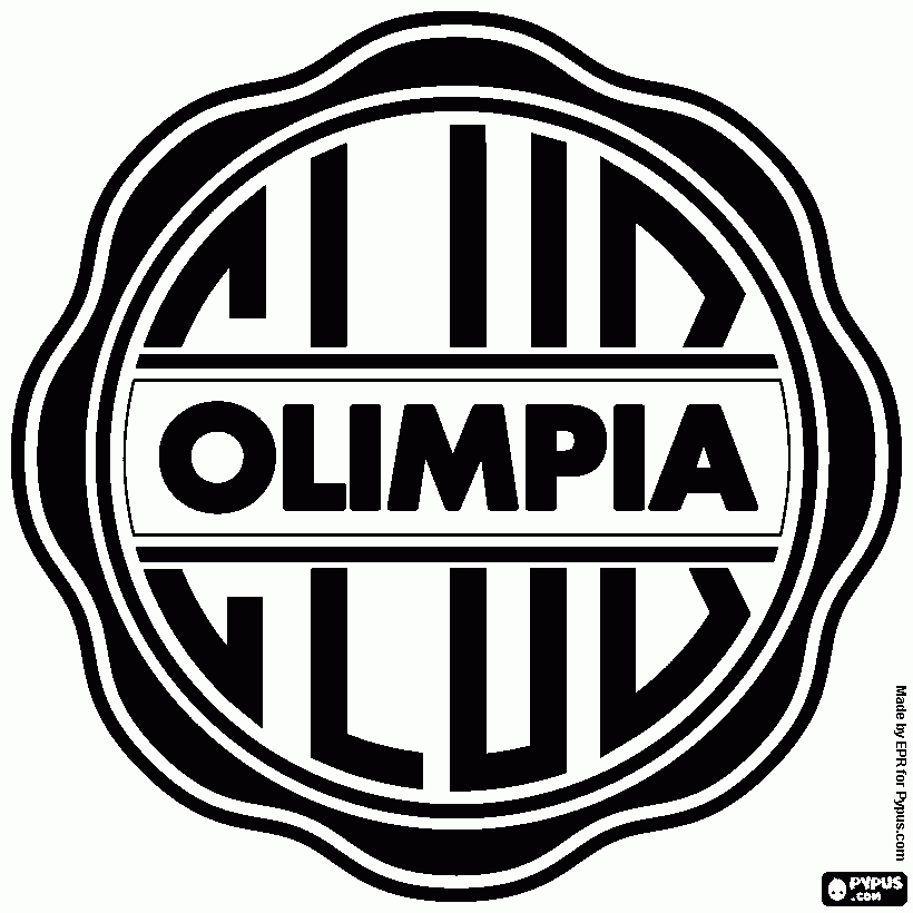 Club Olimpia para colorear