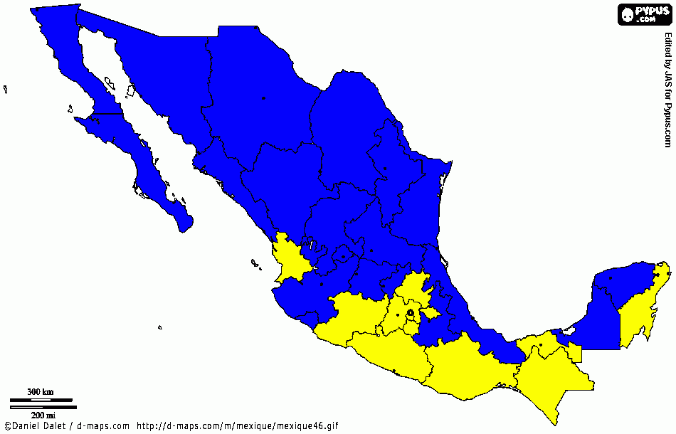 contienda pan/prd para colorear