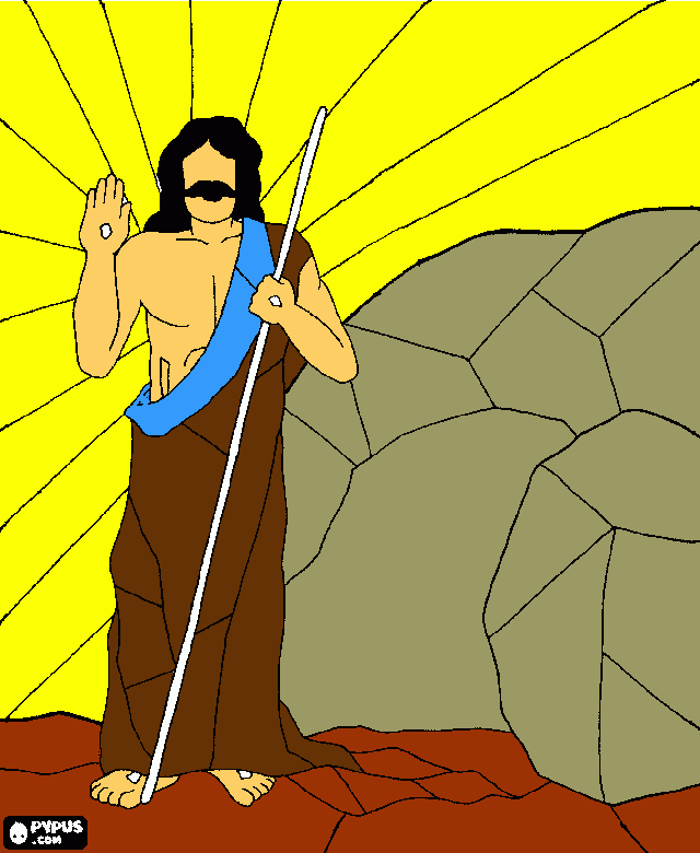 cristo (computacion) para colorear