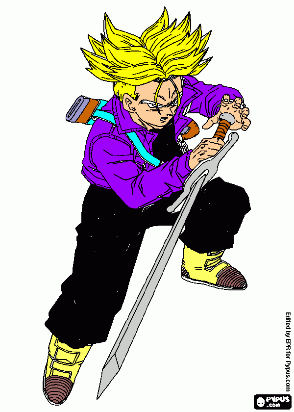 daragomball z para colorear